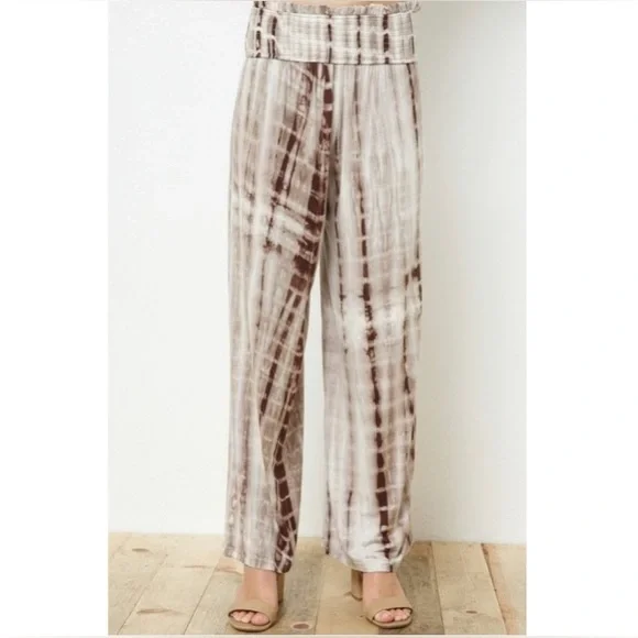 🎉HP🎉 Butter Soft Wide Leg Tie Dye Pants - Picture 2 of 4